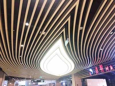 铝方通厂家浅谈那些充满个性的木纹铝方通