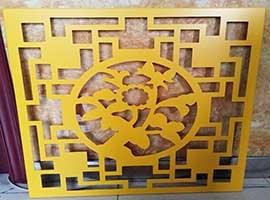 铝板雕刻窗花厂家