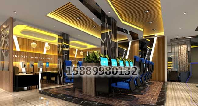 酒店木纹铝方通效果图片