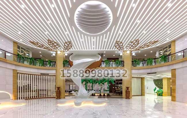 酒店铝方通吊顶效果图