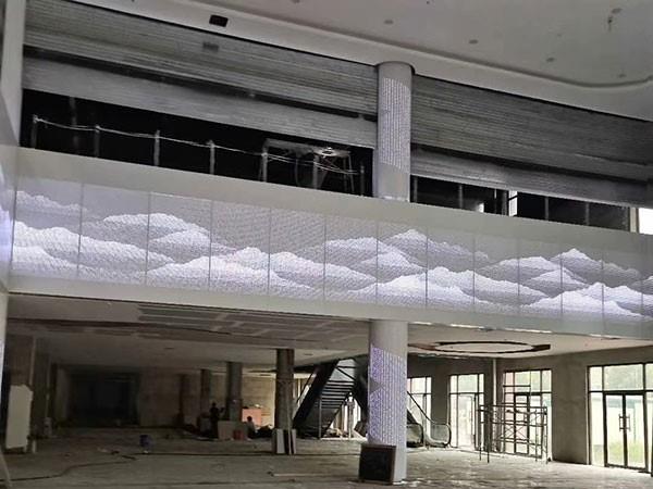 穿孔铝单板效果